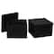 Household Essentials Canvas Storage Boxes with Lids, 2ct.